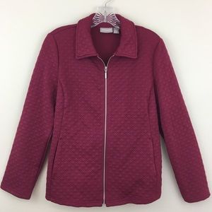 NWOT Chico’s Diamond Jacquard Knit Long-Sleeve Jacket